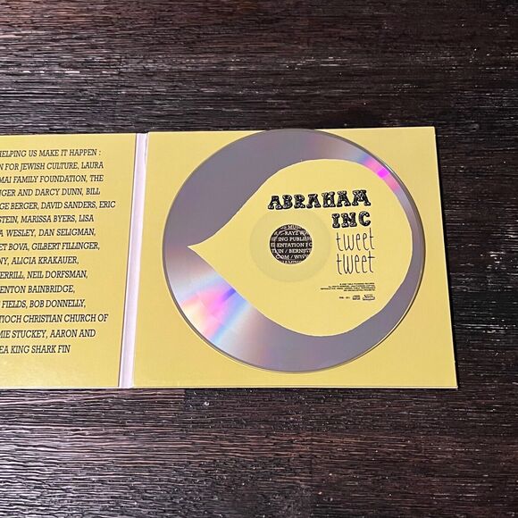 Abraham Inc. Tweet Tweet David Krakauer Fred Wesley Album Compact Disc CD - Picture 4 of 5